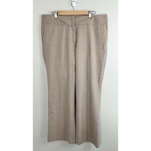 Ann Taylor Factory‎ Women’s Pants Loose Wide Leg Career Wear Tan Sz 16